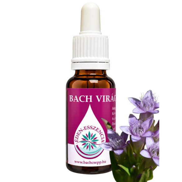Bach virágterápia -Tárnics ( 12. Gentain ) Bach virágesszencia 