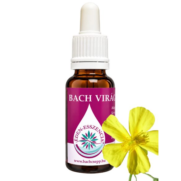 Bach virágterápia - Napvirág 26. Rock Rose Bach virágesszencia